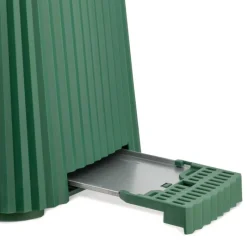 Alessi Wasserkocher und Toaster Plissé Grün- Kochgeschirr