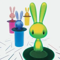 Alessi Zahnstocherbehälter Magic Bunny Grün- Küchenhelfer