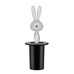 Alessi Zahnstocherbehälter Magic Bunny Schwarz- Küchenhelfer