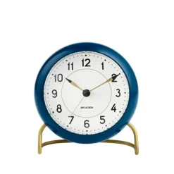 Arne Jacobsen Wecker AJ Station Navy Blue- Uhren & Wetterstationen
