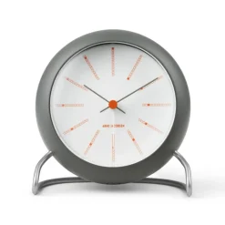 Arne Jacobsen Wecker Bankers Dunkelgrau- Uhren & Wetterstationen