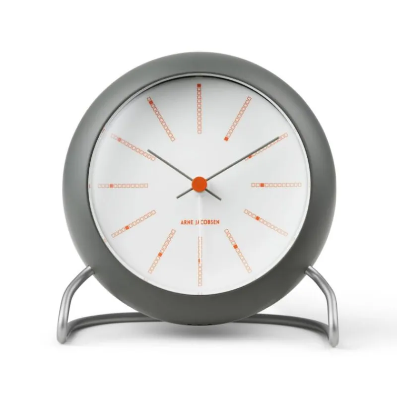 Arne Jacobsen Wecker Bankers Dunkelgrau- Uhren & Wetterstationen