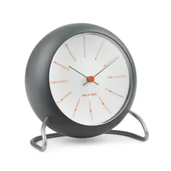 Arne Jacobsen Wecker Bankers Dunkelgrau- Uhren & Wetterstationen