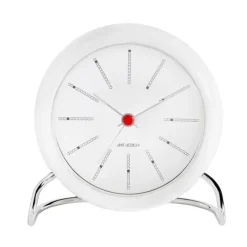Arne Jacobsen Wecker Bankers Weiß- Uhren & Wetterstationen