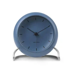 Arne Jacobsen Wecker City Hall Stone Blue- Uhren & Wetterstationen