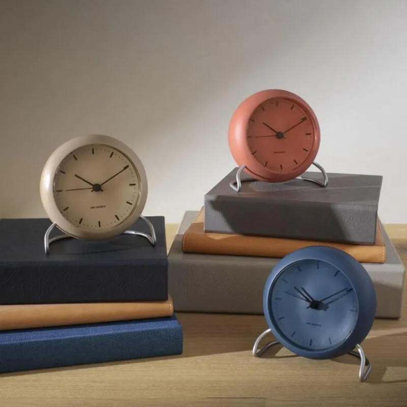 Arne Jacobsen Wecker City Hall Stone Blue- Uhren & Wetterstationen