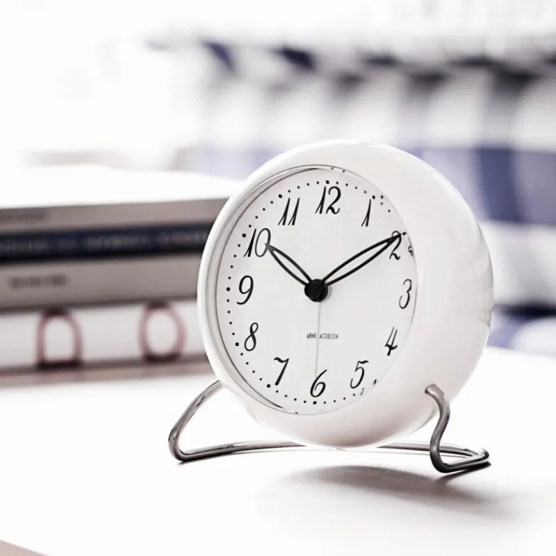 Arne Jacobsen Wecker LK Weiß- Uhren & Wetterstationen