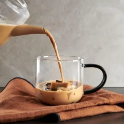 ASA Selection ASA Coppa Glas-Henkelbecher Schwarz 400 ml- Geschirr (3)