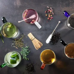 ASA Selection ASA Coppa Glas-Henkelbecher Braun 400 ml- Geschirr (3)