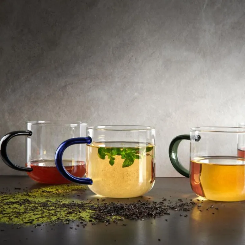 ASA Selection ASA Coppa Glas-Henkelbecher Grün 400 ml- Geschirr (3)