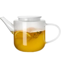 ASA Selection ASA Coppa Glas-Teekanne Weiß 1100 ml- Kaffee & Tee