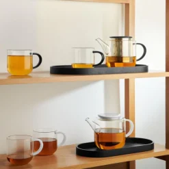 ASA Selection ASA Coppa Glas-Teekanne Weiß 1100 ml- Kaffee & Tee