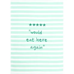 ASA Selection ASA Geschirrtuch Would Eat Here Again 50 x 70 cm- Küchenhelfer