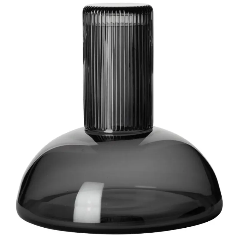 ASA Selection ASA Juna Karaffe mit Trinkglas Grau 1300 ml- Wasserkaraffen