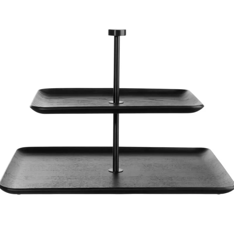 ASA Selection ASA Rechteckige Etagere 2-stufig Schwarz- Aufbewahrung (3)