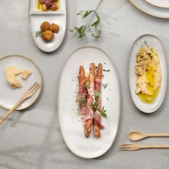 ASA Selection ASA Saisons Platte Oval Sand 28,5 x 16 cm- Tafelgeschirr|Geschirr (3)