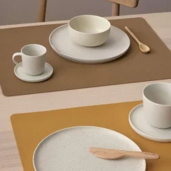 ASA Selection ASA Soft Leather Tischset Sandstone 46 x 33 cm- Tischsets