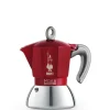 Bialetti Espressokocher New Moka Induktion für 2 Tassen Rot- Kaffee & Tee