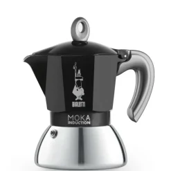 Bialetti Espressokocher New Moka Induktion für 2 Tassen Schwarz- Kaffee & Tee