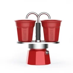 Bialetti Espressokocher-Set Mini Express mit zwei Bechern- Kaffee & Tee