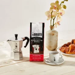Bialetti Perfetto Moka Classico Kaffee Gemahlen 250 g- Feinkost