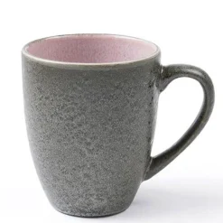 Bitz Henkelbecher Grau/Hellrosa 300 ml- Tafelgeschirr|Geschirr (3)