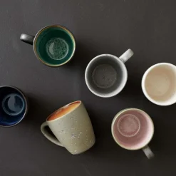 Bitz Henkelbecher Grau/Hellrosa 300 ml- Tafelgeschirr|Geschirr (3)