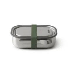 Black+Blum Edelstahl-Lunchbox Groß Olive 1000 ml- Unterwegs