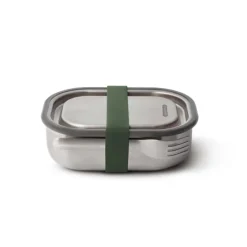 Black+Blum Edelstahl-Lunchbox Klein Olive 600 ml- Unterwegs