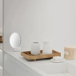 Blomus Abento Tablett Klein Eichenfarben- Aufbewahrung (3)