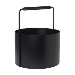 Blomus Ashi Feuerholz-Korb Schwarz- Wohnaccessoires