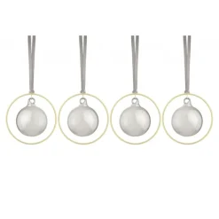 Blomus Kitai Weihnachtsschmuck Glaskugel Smoke 4er Set- Weihnachten (2)