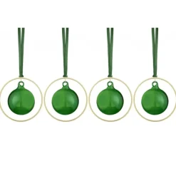 Blomus Kitai Weihnachtsschmuck Glaskugel Duck Green 4er Set- Weihnachten (2)