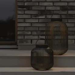 Blomus Lito LED-Laterne L Schwarz- Tisch- & Bodenleuchten