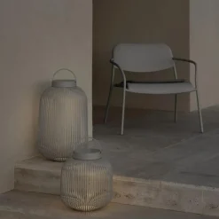 Blomus Lito LED-Laterne L Granite Gray- Tisch- & Bodenleuchten