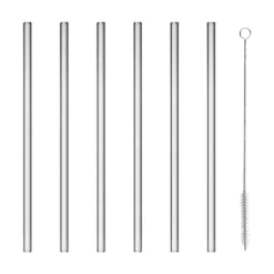 Blomus Sala Glastrinkhalm Transparent 6er Set- Küchenhelfer