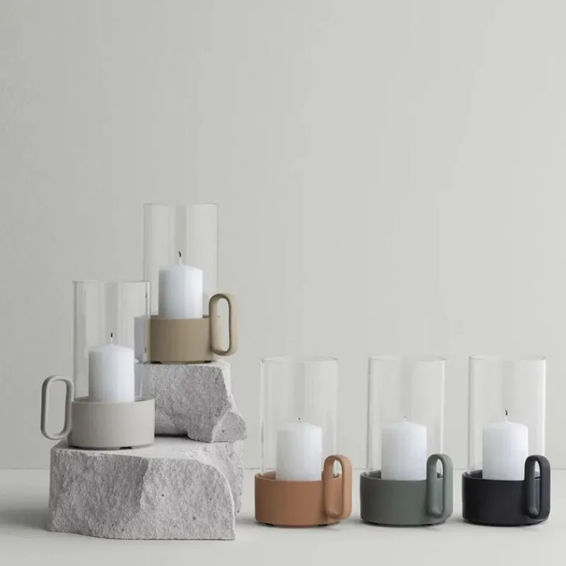 Blomus Windlicht Yuragi Terracotta- Kerzenhalter