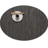 Chilewich Tischset Bamboo Oval Grey Flannel- Tischsets