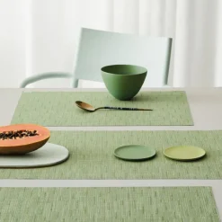 Chilewich Tischset Bamboo Rectangle Spring Green- Tischsets