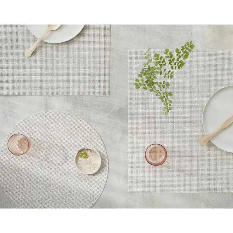 Chilewich Tischset Basketweave Rectangle Natural- Tischsets