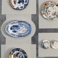 Chilewich Tischset Mini Basketweave Oval Sandstone- Tischsets