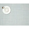 Chilewich Tischset Mini Basketweave Rectangle Sky- Kerzenhalter