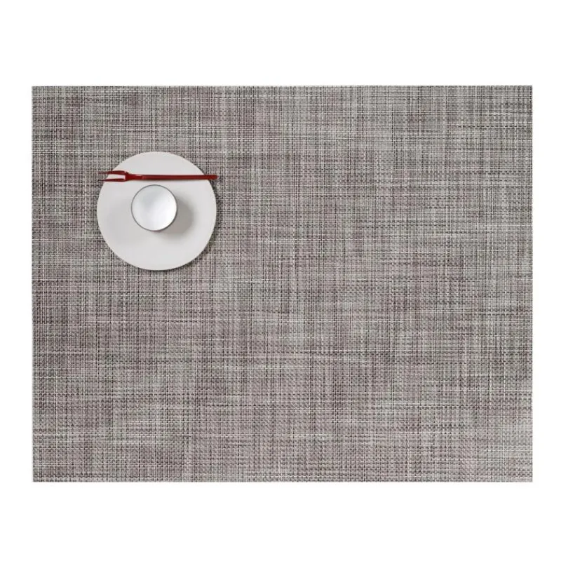 Chilewich Tischset Mini Basketweave Rectangle Gravel- Tischsets
