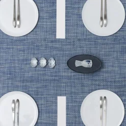 Chilewich Tischset Mini Basketweave Rectangle Chambray- Tischsets