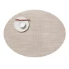 Chilewich Tischset Mini Basketweave Oval Parchment- Tischsets