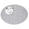 Chilewich Tischset Mini Basketweave Oval Mist- Tischsets
