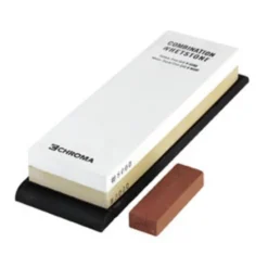 Chroma Schleifstein Körnung 3000/8000 mit Toishi- Koch- & Küchenmesser