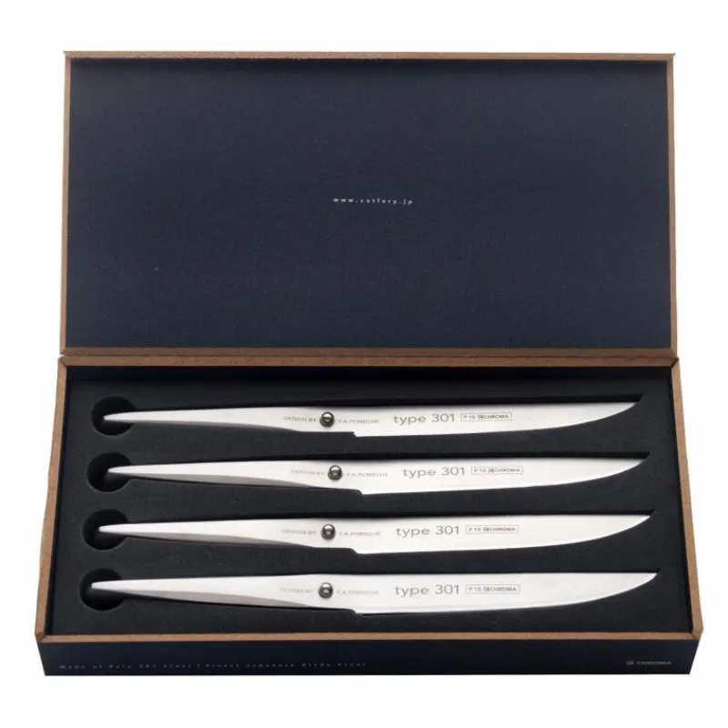 Chroma Type 301 Steakmesser-Set 4er Set P-15- Besteck (2)
