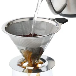 cilio Dauerfilter für Kaffee mit Standfuß- Kaffee & Tee