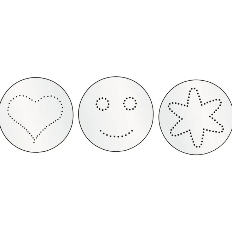 cilio Dekorierstreuer mit drei Schablonen- Küchenhelfer